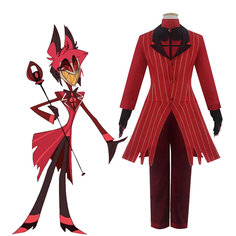 Anime Hazbin Hotel Alastor The Radio Demon Cosplay Costume