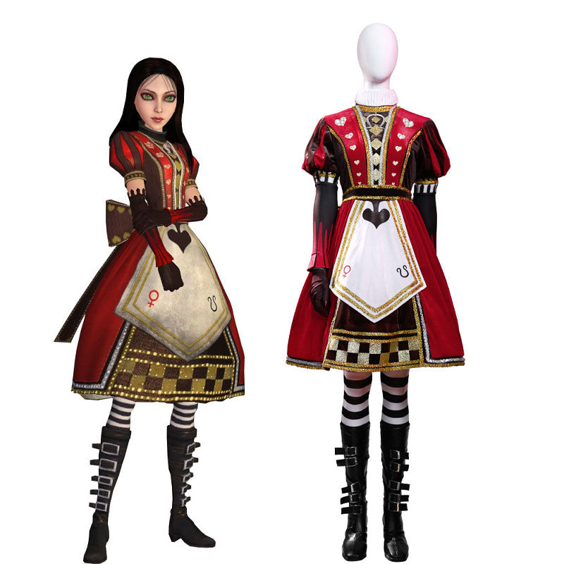 Alice Madness Returns Alice Cosplay Costume Halloween Costume