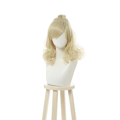 Animal Crossing Isbelle Long Curly Blond Cosplay Wigs