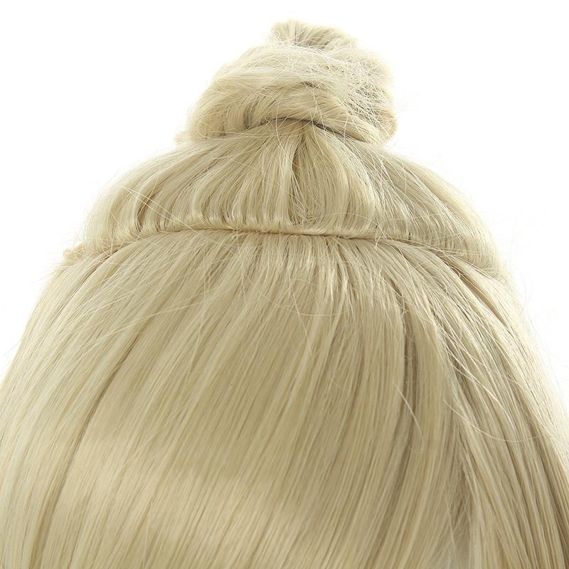 Animal Crossing Isbelle Long Curly Blond Cosplay Wigs