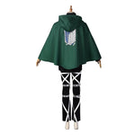 Anime Attack on Titan Season 4 Eren Scout Regiment Uniform Cosplay Costume