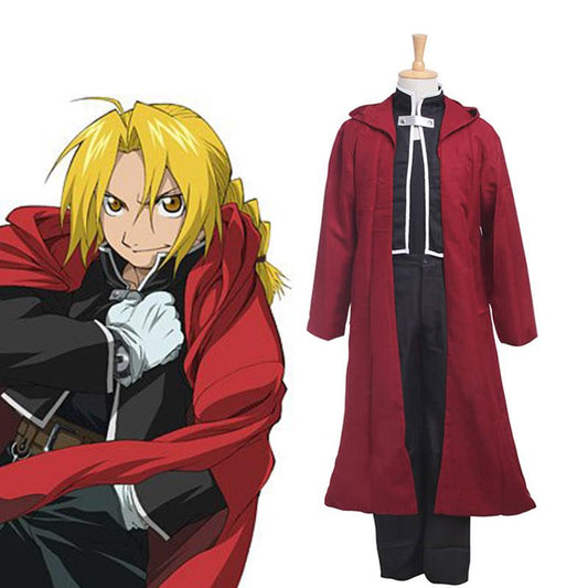 Anime Fullmetal Alchemist Edward Elric Cosplay Costume Generation One Full Set