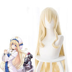 Anime Goblin Slayer Onna Shinkan Blonde 100cm Lang Cosplay wigs