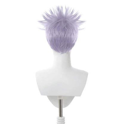 Anime Jujutsu Kaisen Satoru Gojo Short Grey Men Cosplay Wigs