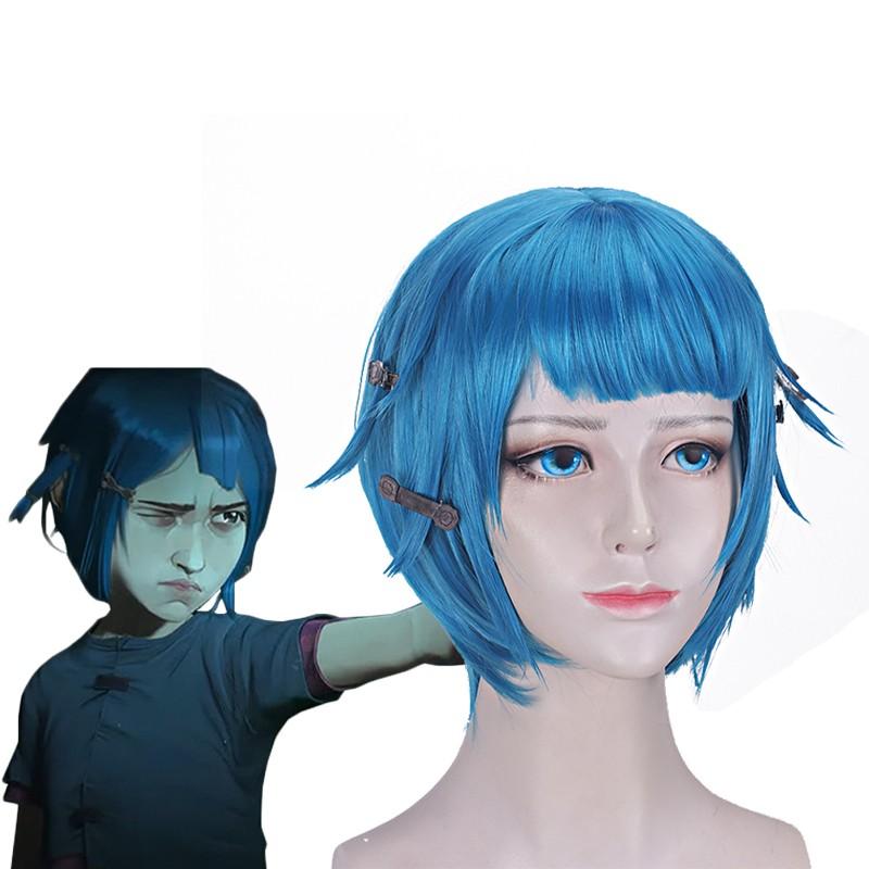 Anime LOL Arcane Jinx Children Cosplay Wigs