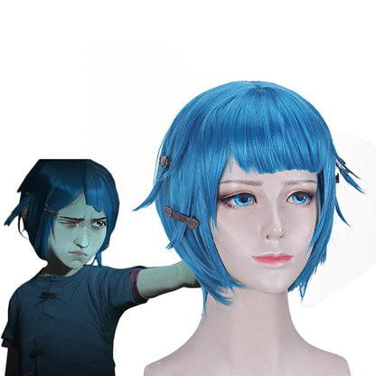 Anime LOL Arcane Jinx Children Cosplay Wigs
