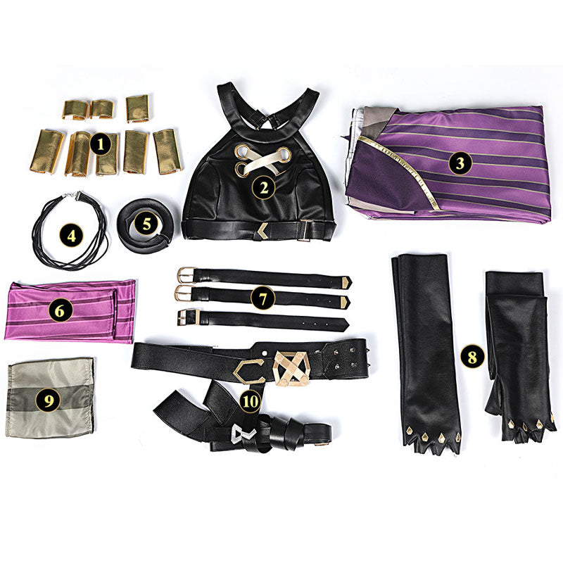 Anime LOL Arcane Jinx The Loose Cannon Cosplay Costume