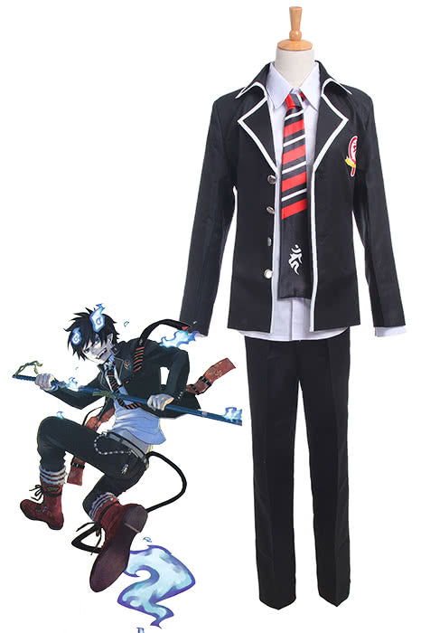 Ao No Exorcist Okumura Rin School Uniform Cosplay Costume Outfit