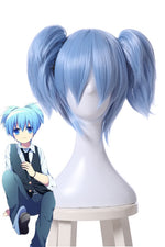  Assassination Classroom Shiota Nagisa Blue Fade White Wig