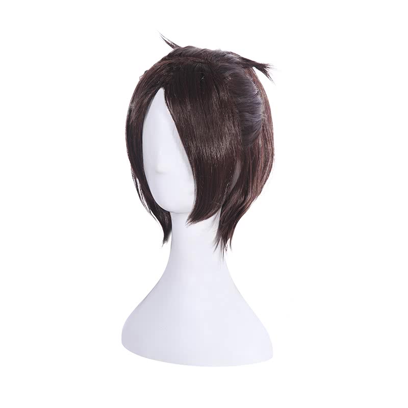 Attack On Titan Hanji Zoe Short Brown Cosplay Wigs
