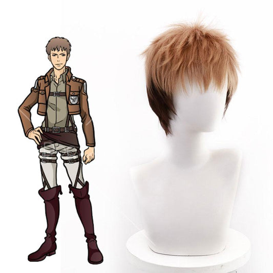 Attack on Titan Jean Kirstein Short Brown Gradient Cosplay Wigs