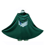 Attack On Titan Levi The Recon Corps Wings of Freedom Cloak Cosplay Costume