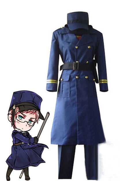 Axis Powers Hetalia Sweden Military Outfits Cosplay Costumes