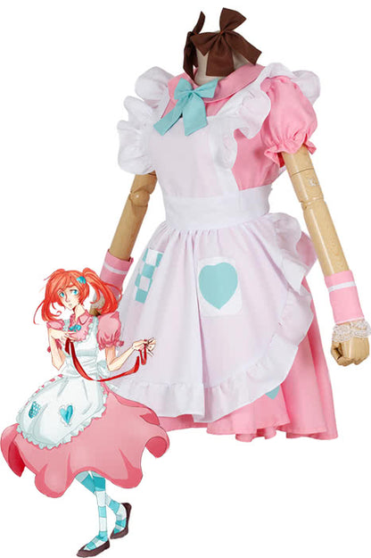 Axis Powers Pink Uniform Cosplay Costume