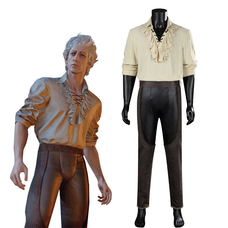 Baldur's Gate 3 Astarion Medieval Cosplay Halloween Costume