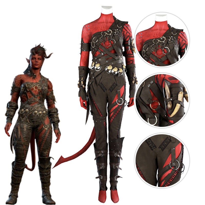 Baldur's Gate 3 Karlach Cosplay Costume