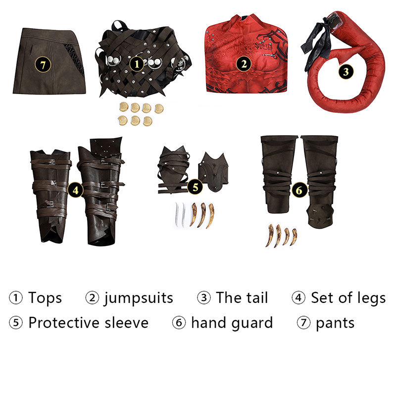 Baldur's Gate 3 Karlach Cosplay Costume