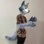 BEASTARS Haru & Legoshi Prop Headgear Mask Wolf Paw Tail Cospaly Props