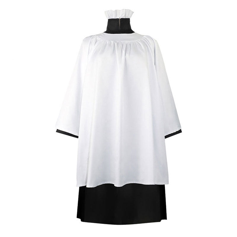Beetle Juice Priest White Robe Cosplay Costume Outfits Halloween Carnival Suit
