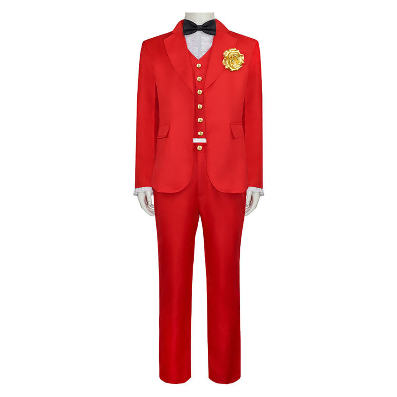 Beetlejuice 2 Beetlejuice Cosplay Costume Red Suit Halloween Costume