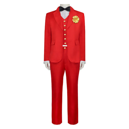 Beetlejuice 2 Beetlejuice Cosplay Costume Red Suit Halloween Costume