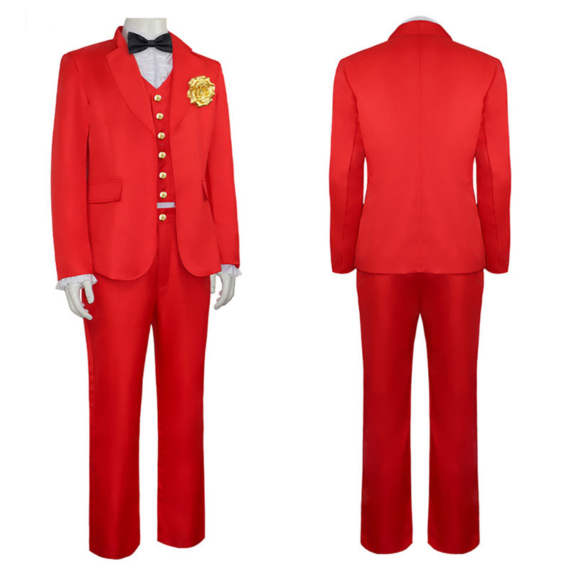 Beetlejuice 2 Beetlejuice Cosplay Costume Red Suit Halloween Costume