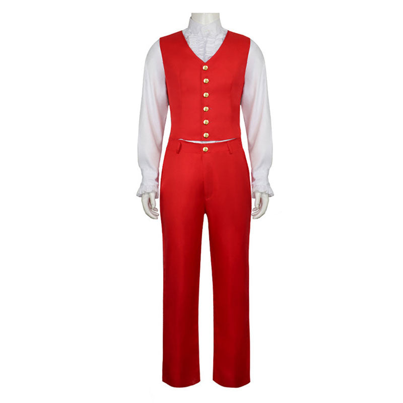 Beetlejuice 2 Beetlejuice Cosplay Costume Red Suit Halloween Costume