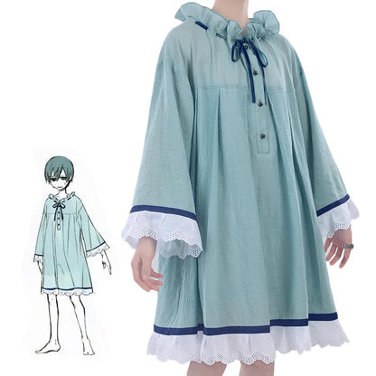 Black Butler Ciel Phantomhive Blue Retro nightdress Cosplay Costume