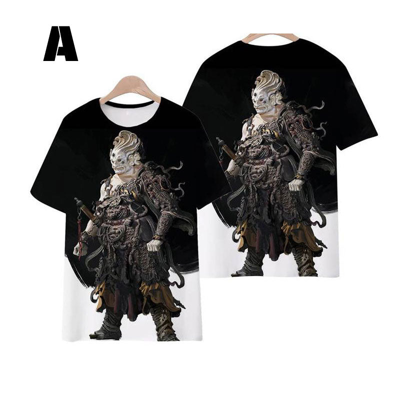 Black Myth Wukong Wukong Fanart T-shirt Cosplay Costume