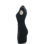 Black Velvet Cheongsam Dress Cosplay Costume 