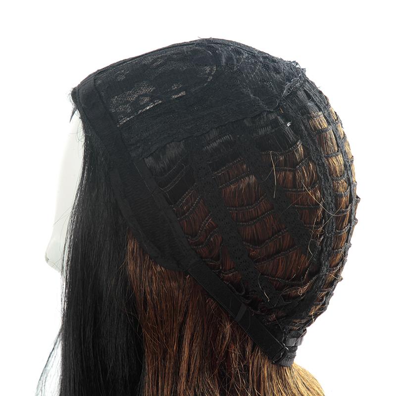 Blade of Demon  Kimetsu no Yaiba Nezuko Kamado Black Brown Long Wave Cosplay Wigs