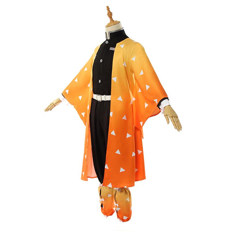 Demon Slayer / Kimetsu no Yaiba Zenitsu Agatsuma kimono Cosplay Kostüm Anzug