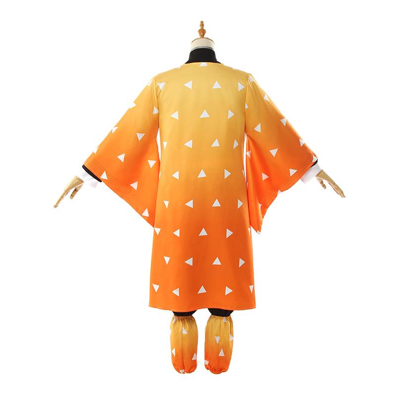Demon Slayer / Kimetsu no Yaiba Zenitsu Agatsuma kimono Cosplay Kostüm Anzug