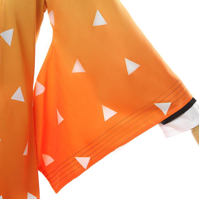 Demon Slayer / Kimetsu no Yaiba Zenitsu Agatsuma kimono Cosplay Kostüm Anzug