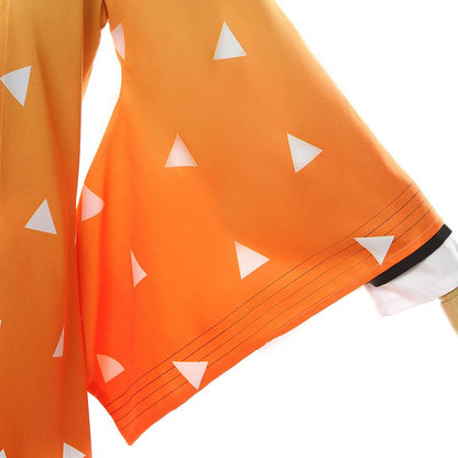 Demon Slayer / Kimetsu no Yaiba Zenitsu Agatsuma kimono Cosplay Kostüm Anzug