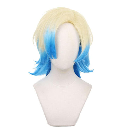 Blue Lock Michael Kaiser Yellow With Blue Cosplay Wigs