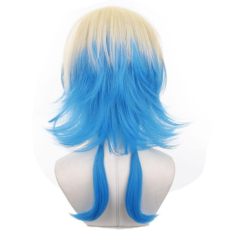 Blue Lock Michael Kaiser Yellow With Blue Cosplay Wigs