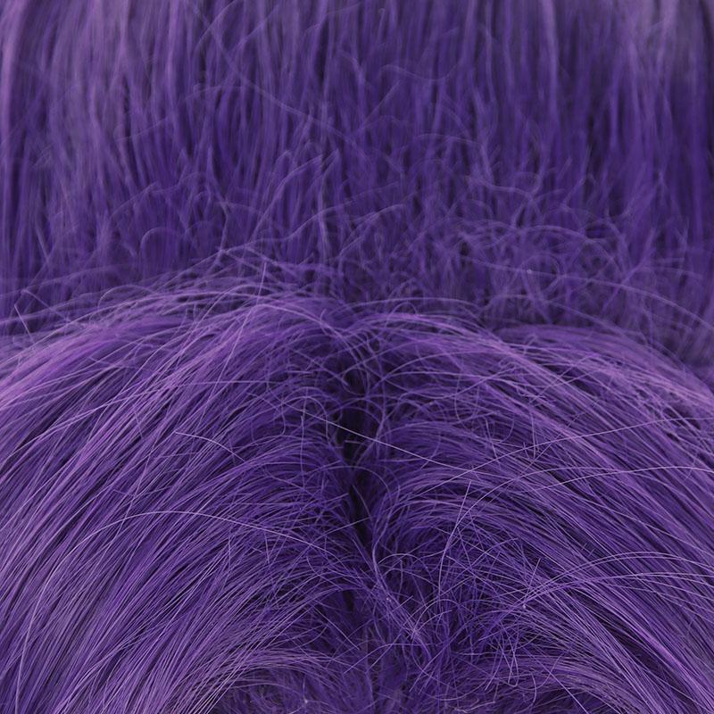 Blue Lock Reo Mikage Short Purple Ponytail Cosplay Wigs