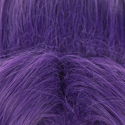 Blue Lock Reo Mikage Short Purple Ponytail Cosplay Wigs