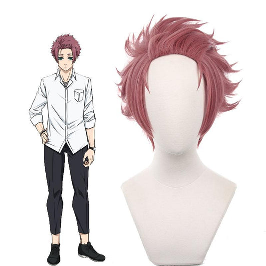 Blue Lock Sae Itoshi Short Pink Cosplay Wigs