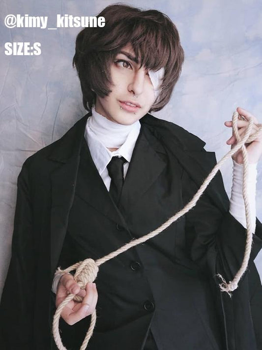Bungou Stray Dogs Osamu Dazai Black Era Anime Cosplay Outfits Costumes