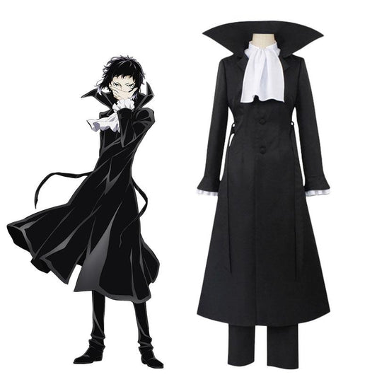 Bungou Stray Dogs Ryunosuke Akutagawa Halloween Cosplay Costume
