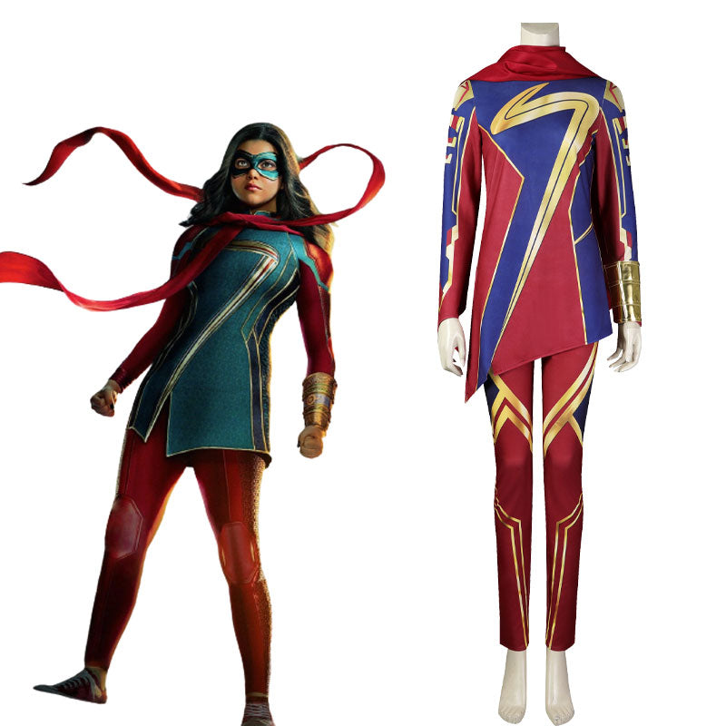Captain Marvel 2 Kamala Khan Cosplay Costume