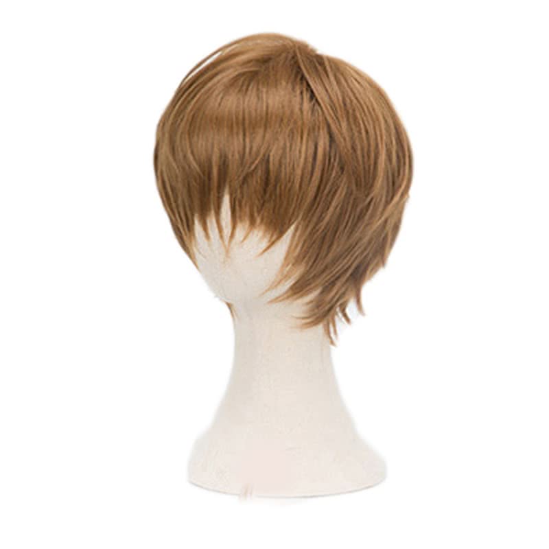 Cardcaptor Sakur Clear Card Shaoran Li Brown Short Cosplay Wigs