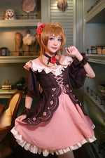 Cardcaptor Sakura Sakura Kinomoto Pink Dress Anime Cosplay 