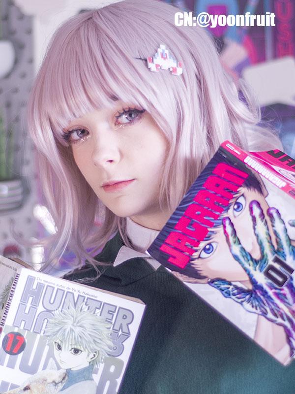 Cartoon Dangan-Ronpa 2 Chiaki Nanami Female Medium Taro Cosplay Wig