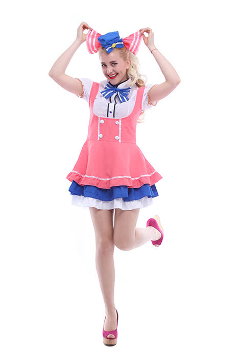 Love Live! Minami Kotori Cosplay Costume Candy Lolita Princess Maid Dress Outfit