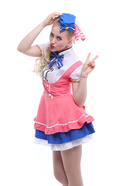 Love Live! Minami Kotori Cosplay Costume Candy Lolita Princess Maid Dress Outfit