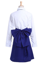 Fate Stay Night Casual Saber Uniform Dress Cosplay Costume New Fancy Dress