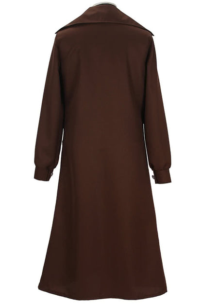 Harry Potter Alastor Moody Brown Robe Black Vest Cosplay Costume